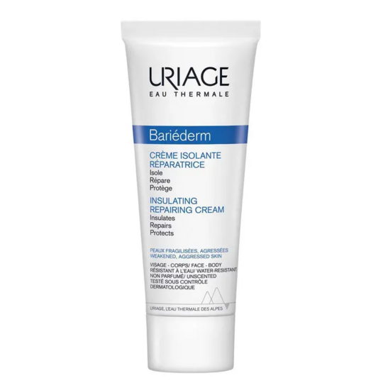 Uriage Bariéderm Crème barrière isolante 75 ml – protection des peaux exposées aux frottements et irritations