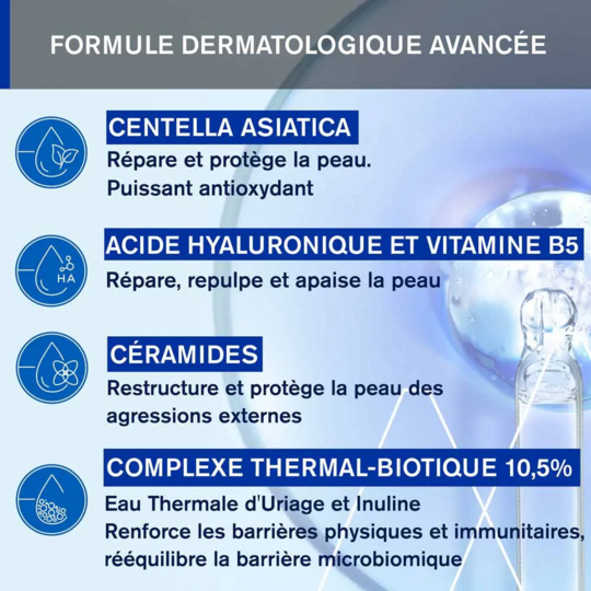 Uriage Cica Daily Concentré de crème réparateur, renforce la barrière cutanée 50 ml