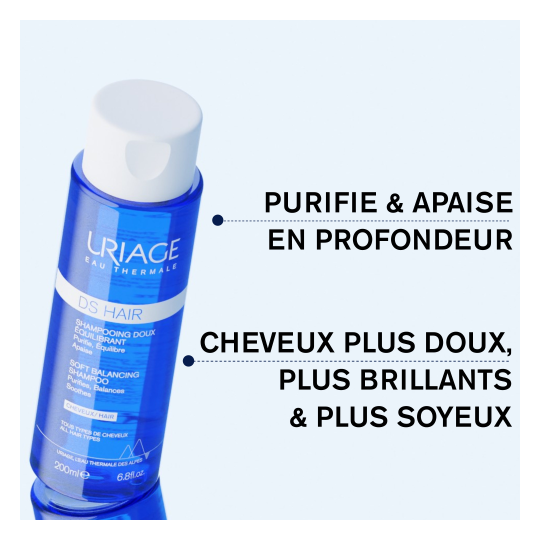 Uriage D.S Hair Shampooing doux purifiant apaisant 200 ml