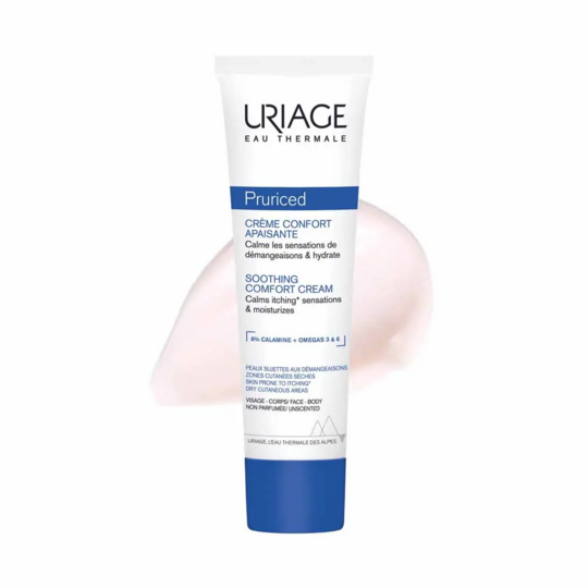 Uriage Pruriced Crème confort apaisante, Zones sèches 100ml