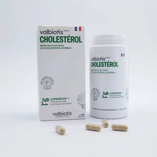 Valbiotis Pro Cholestérol 180 gélules – Complément alimentaire pour le maintien d'un cholestérol normal