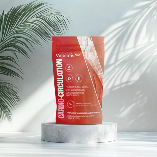 Valbiotis Pro Cardio-Circulation jambes lourdes microcirculation 180 gélules