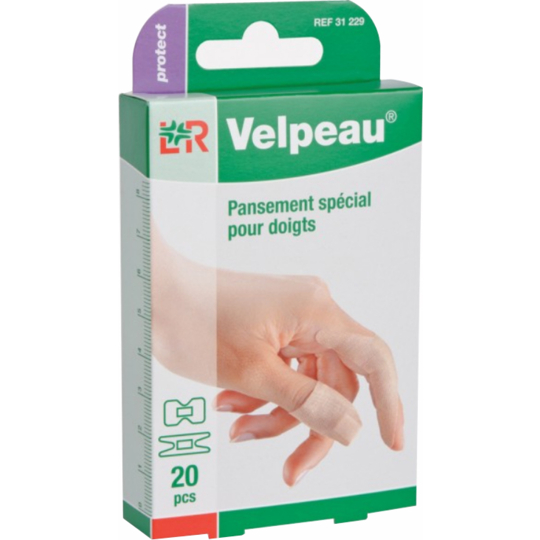 VELPEAU - Pansement Doigts - 20 pansements