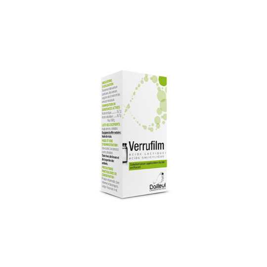 Verrufilm Solution pour verrues - Médicament kératolytique à base d’acide salicylique