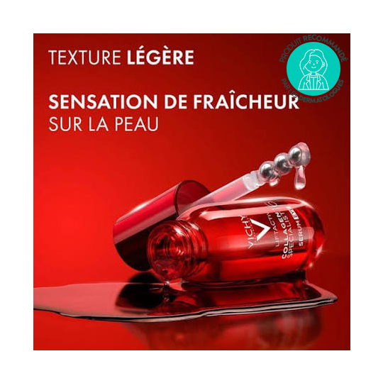 Vichy Liftactiv Collagen Specialist 16 Sérum Yeux 15 ml – Booster de collagène anti-âge contour des yeux