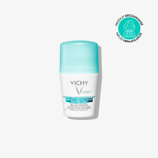 Vichy Déodorants Traitement Anti-transpirant 48h Anti-traces 50 ml