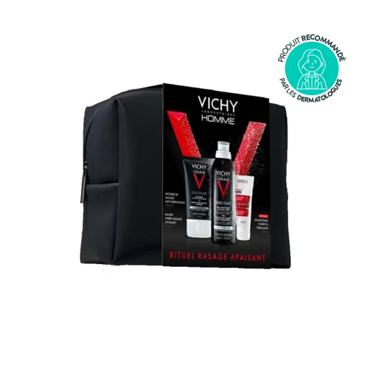 Vichy homme coffret rituel rasage apaisant – Peaux sensibles