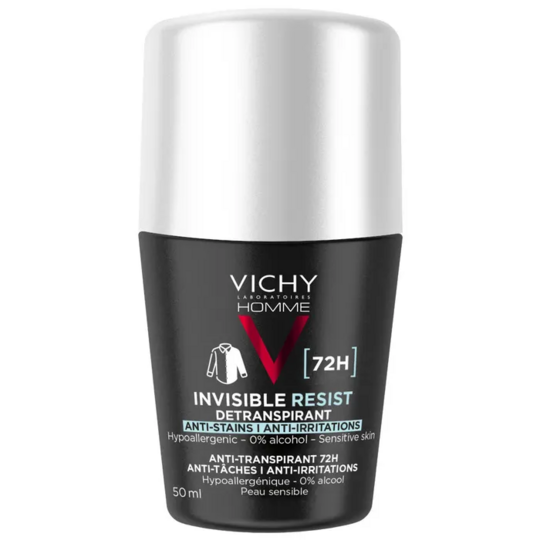 Vichy Homme Invisible Resist Anti Irritations 72H 50ml