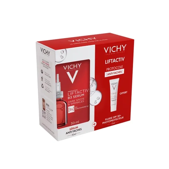 Vichy Liftactiv Specialist B3 Sérum Taches brunes & rides + Capital soleil fluide spf50+ offert
