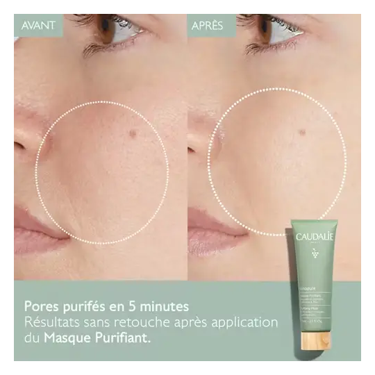 Caudalie Vinopure Masque Purifiant 75 ml