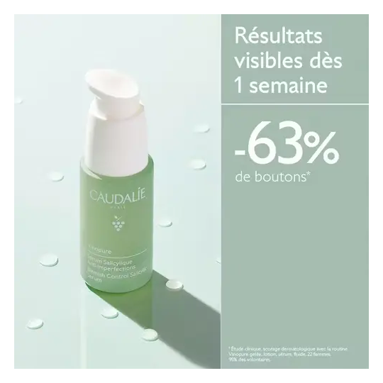 Caudalie Vinopure Sérum Acide Salicylique Anti-imperfections 30 ml
