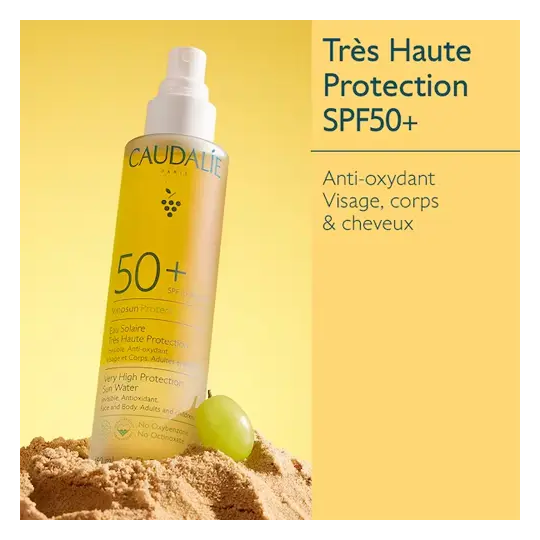 Caudalie Vinosun Protect Eau Solaire Très Haute Protection SPF50+ 150 ml