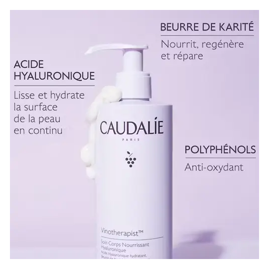Caudalie Vinotherapist Soin Corps Nourrissant Hyaluronique 400 ml