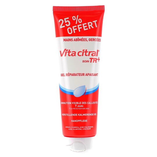 VITA CITRAL - TR+ - Gel Réparateur Apaisant Mains 100 ml + 25% Offert