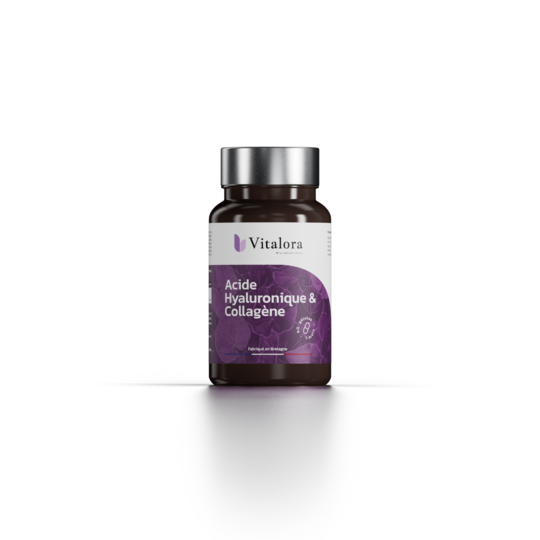 Vitalora Acide Hyaluronique & Collagène – Peau repulpée & fermeté 60 gélules