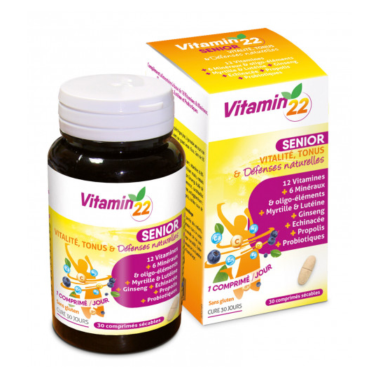 VITAMIN 22 SENIOR - 30 comprimés