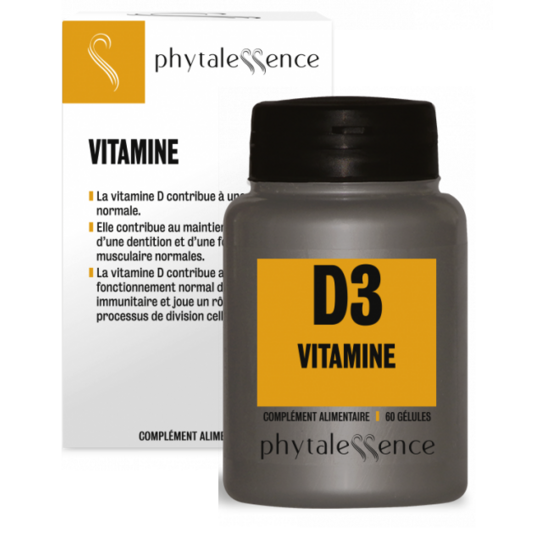 VITAMINE D3 - 60 gélules