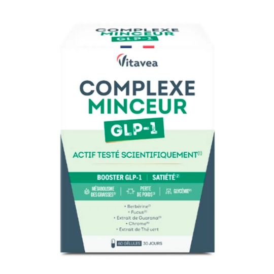 Vitavea Santé Complexe Minceur GLP-1 60 gélules – Complément alimentaire satiété, métabolisme et contrôle du poids