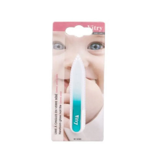 Vitry lime à ongles en verre bébé – lime ongles douce et hygiénique