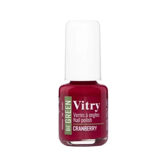 Vitry Vernis Be green cranberry 6 ml – vernis à ongles naturel fortifiant