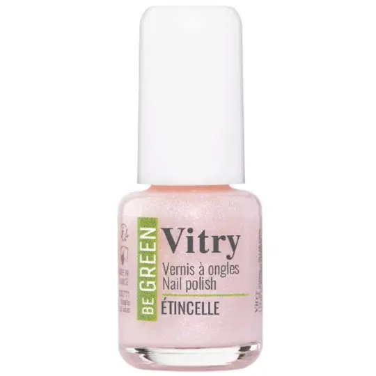 Vitry Vernis à ongles be green n°26 étincelle 6 ml – vernis scintillant naturel