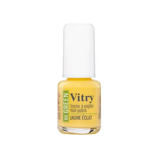 Vitry Vernis Be green n°58 jaune éclat 6 ml – vernis à ongles naturel