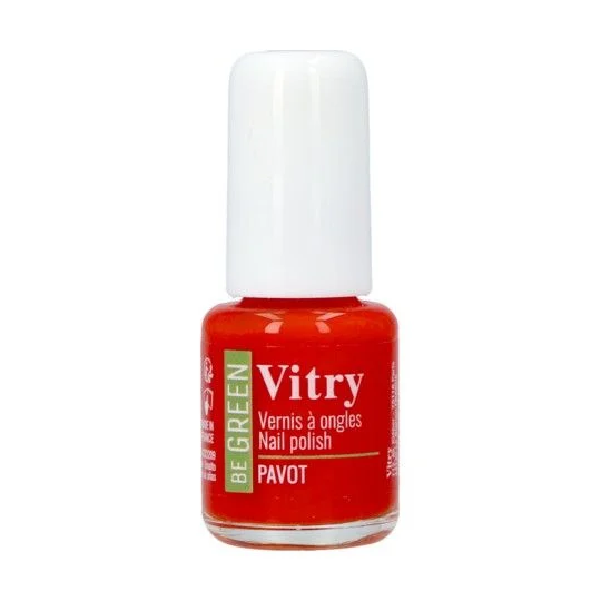 Vitry Vernis à ongles be green n°69 pavot 6 ml – vernis naturel longue tenue