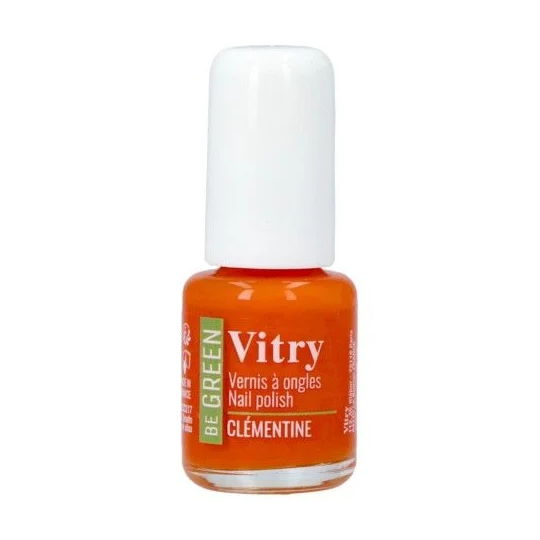 Vitry Vernis à ongles be green n°70 clementine 6 ml – vernis fortifiant naturel
