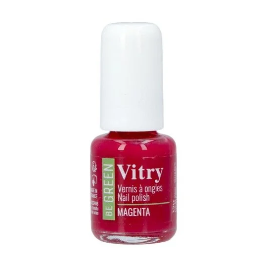 Vitry Vernis à ongles be green n°98 magenta 6 ml – vernis fortifiant naturel