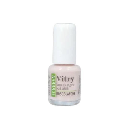 Vitry Vernis Be green n°32 rose blanche 6 ml – vernis à ongles naturel
