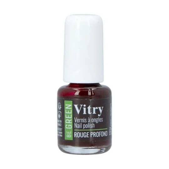 Vitry Vernis à ongles be green n°84 rouge profond 6 ml – vernis fortifiant naturel