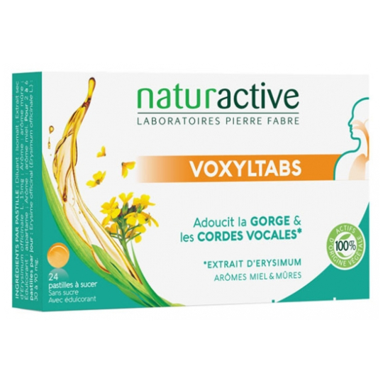 VOXYLTABS - 24 pastilles sans sucre