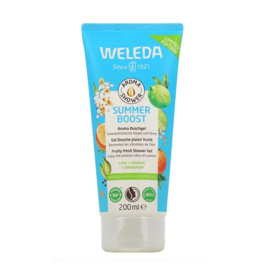 Weleda Gel douche summer boost 200 ml – gel douche visage et corps