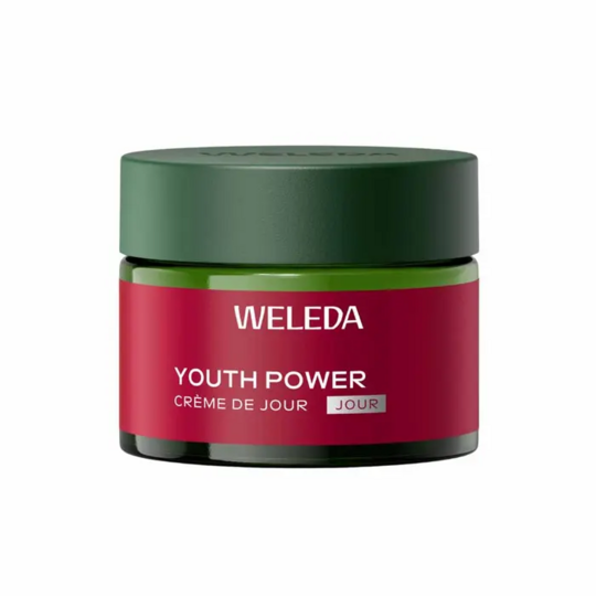 Weleda Grenade crème de jour anti-rides youth power et peptides de maca 40 ml – soin lissant et raffermissant visage