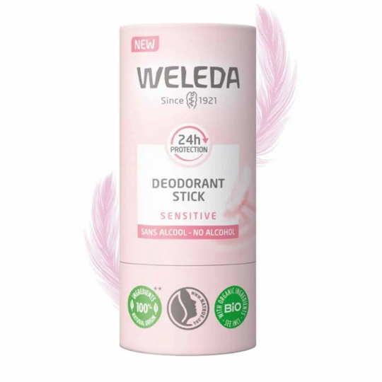 Weleda Déodorant stick sensitive 50 g – déodorant naturel peaux sensibles