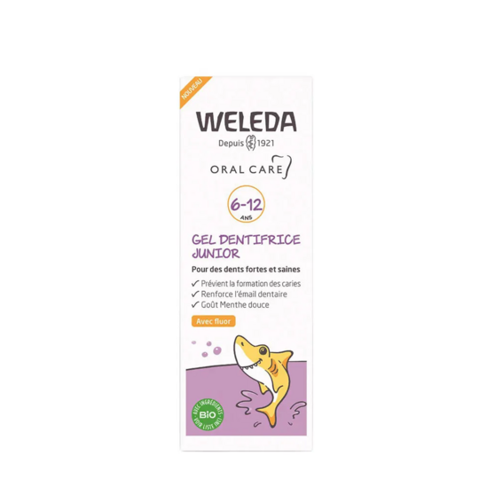 Weleda Gel dentifrice pour Enfant  6-12 Ans Avec Fluor 50 ml