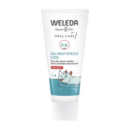 Weleda Gel dentifrice kids 0-6 ans 50 ml – dentifrice enfant fluor adapté
