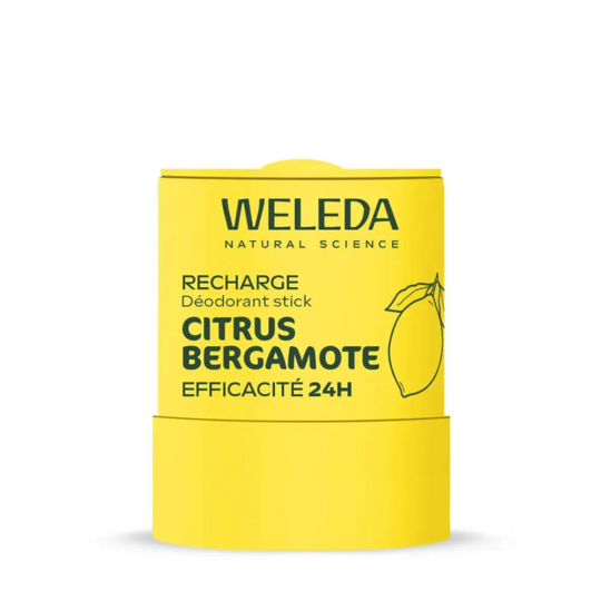 Weleda Citrus recharge déodorant stick 50 g — protection naturelle anti-odeurs