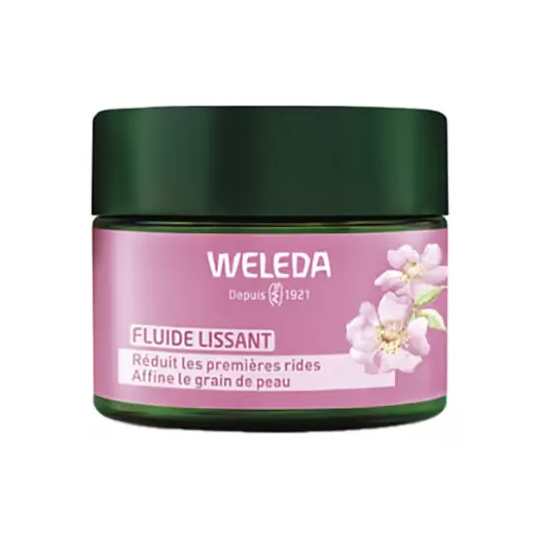 Weleda Fluide lissant rose musquée & thé blanc 40 ml – soin anti-âge visage