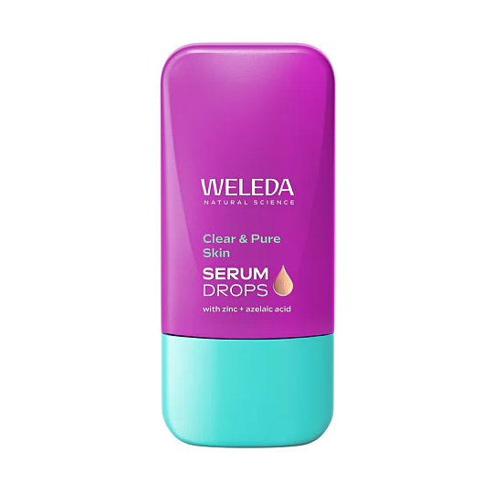 Weleda Clear & Pure skin serum drops 30 ml – sérum booster purifiant visage