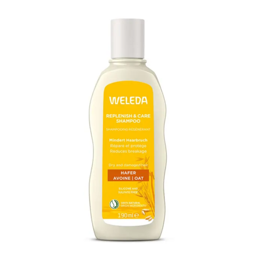 Weleda Shampooing régénérant à l’avoine 190 ml – shampoing régénérant cheveux secs abîmés