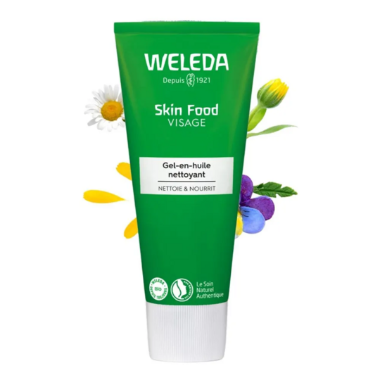 Weleda Skin Food gel-en-huile nettoyant visage 75 ml