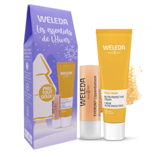 Weleda Coffret Cold cream 30 ml – soins hydratants visage et lèvres