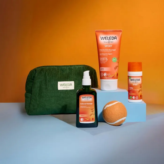 Weleda Trousse routine sport arnica 3 produits – soins sport arnica