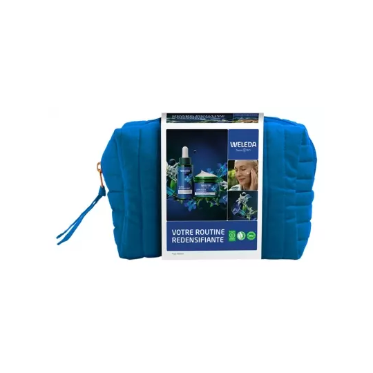 Weleda Trousse gentiane bleue & edelweiss 40 + 30 ml – soin anti-âge redensifiant visage
