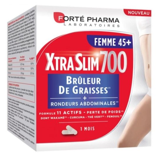 XtraSlim 700 Femme 45+ - Brûleur de Graisses - 120 gélules