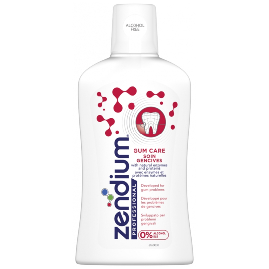 ZENDIUM GUM CARE - Bain de Bouche Professionnel Soin Gencives - 500 ml