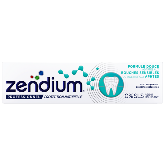 ZENDIUM PROFESSIONNEL - Dentifrice Formule Douce - Bouches Sensibles - 75 ml