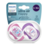 Philips Avent Sucettes Ultra Air I Love Papa 6-18 mois — lot de 2 — sucettes orthodontiques aérées avec boîtier de stérilisation