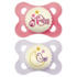 MAM Sucettes Original Nuit 2-6 mois x2 (Motifs et Coloris Aléatoires)